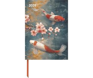 Japanese Papers 2026 - Diary - Buchkalender - Taschenkalender - 16x22: Magneto Diary