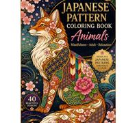 Japanese Pattern Coloring Book Animals: Mindfulness・Adult・Relaxation