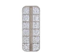 Japanese Pearl Nail Charms Set - 1.5-5mm Mixed Full & Half-Round 3D Nail Rhinestones for Elegant Manicures