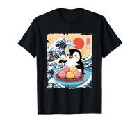 Japanese Penguin Mochi Dessert Kawaii Art T-Shirt