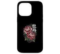 Japanese Peony Flower Case for iPhone 14 Pro Max