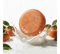 Japanese Persimmon Extract Deodorizing Gentle Exfoliating Cleanser Bar,Dry & Aging Skin Moisturizing Persimmon Body Wash, Travel-Friendly Natural Refreshing Scent Deodorizing Kaki Soap Bar (1pcs)
