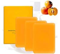Japanese Persimmon Soap, 100g Deodorizing Body Soap for Body Odor, Persimmon Soap for Body Odor Control & Old People Smell, Mild Nourishing Formula for Most Skin Types (3Pcs, 100g)