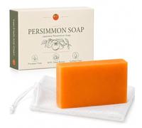 Japanese Persimmon Soap Bar for Body Odour, Natural Deodorant Soap, 100g (3 Pack, One Size)