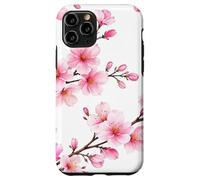 Japanese Pink Sakura Cherry Blossom Art - Asian Aesthetic Case for iPhone 11 Pro