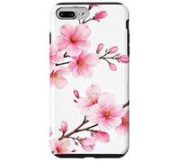Japanese Pink Sakura Cherry Blossom Art - Asian Aesthetic Case for iPhone 7 Plus/8 Plus