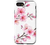 Japanese Pink Sakura Cherry Blossom Art - Asian Aesthetic Case for iPhone SE (2020) / 7/8