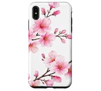 Japanese Pink Sakura Cherry Blossom Art - Asian Aesthetic Case for iPhone XS Max