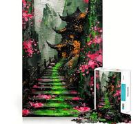 Japanese Poison Way 1000 Pieces Jigsaw Puzzles for Teenagers Strong Memory DIY Fun Joyful Challenge Xmas Idea (38x52cm)