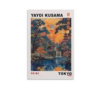 Japanese Poster Yayoi Kusama Art Poster Traditional Japanese Wall Art Decor Poster Asian Decor Japanese Art Japanese Woodblock Poster 2 Canvas Poster Bedroom Decor Landscape Office Room Decor Gift 20x