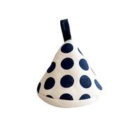 Japanese Pot Holders, Triangles, 2pcs, Cotton Pan Handle Covers, Heat Insulation (blue)