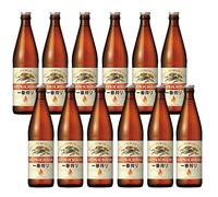 Japanese Premium First Press Lager Beer 500ml - 5.0% ABV - Smooth, Crisp Taste - Bundle Pack (Pack of 12)