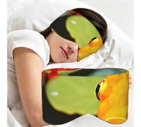 Japanese Pretty Koi Fish Print Adults Eye Mask for Sleeping Soft Breathable Blindfold Daily Home Travel Work