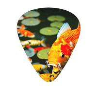 Japanese Pretty Koi Fish Print Organizer Storage Box Different Thickness Guitar Picks For Acoustic Guitar