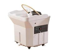 Japanese Professional Head Spa Equipment with 60L Dual Heating Water Circulation System Water Circulation Shampoo Basin Thermostatic Scalp Care Station for Salons and Home,003