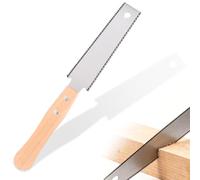 Japanese Pull Saw Double-Edged Professional Fine Tooth Hand Saw, 14/17 TPI SK5 Flexible Blade Flush Cut Saw for Woodworking, Craft Hobby DIY, Trimming Pruning and Multipurpose Wood Cutting Tool