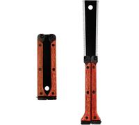 Japanese Pull Saw, Folding Saw with Double-Edged Blade for Wood Cutting, for Camping and Woodworking, Foldable Design Measures 165mm*45mm When Closed