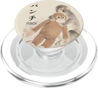 Japanese Punch Monkey Snuggling Orangutan Stuffed Toy PopSockets PopGrip for MagSafe