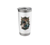 Japanese Rabbit Gamer Art Bunny with Controller Torii Gate Stainless Steel Insulated Tumbler