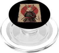 Japanese Rabbit Ninja Art Samurai Warrior Anime PopSockets PopGrip for MagSafe