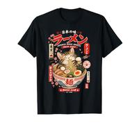 Japanese Ramen Noodles Tokyo Style Cute Cat Ramen Club Value Graphic T-Shirt