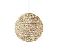 Japanese Rattan Chandelier Bamboo Woven Lantern Lampshade Decoration Wicker Pendant Light Shade DIY Coastal Woven Pendant Light Fixture Southeast Asian Countryside Rattan Pendant Lamp