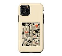 Japanese Record Store City Pop Comic Ukiyo-e Vinyl Music Art Case for iPhone 11 Pro