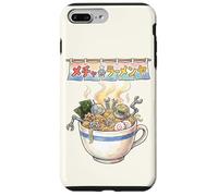 Japanese Retro 90s Mecha Warrior Meka Roboto Ukiyo-E Ramen Case for iPhone 7 Plus/8 Plus