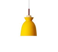 Japanese Retro Style Painted Wrought Iron Chaner Lampshade with E27 Screw Single Head Pendant Light for Attic Balcony and Study