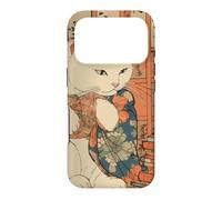 Japanese Retro Ukiyo-e Cat Kimono Neko Vintage Art Case for iPhone 17 Pro