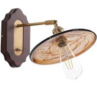 Japanese Retro Wall Light Sconces, E27 Ash Wood & Glass Lamp, Minimalist Bedroom & Living Room Decor, Ideal for Study, Corridor, Balcony, Aisle Lighting