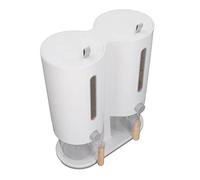 Japanese Rice Barrel, Surplus Grain Visible 5kg Kitchen Rice Bucket for Household (BROLEO2svd374gp9-11)