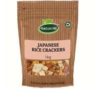 Japanese Rice Crackers 1kg by Hatton Hill | Authentic, Crunchy & Flavourful Snack Selection