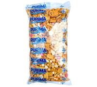 Japanese Rice Crackers 1kg - No Nuts or Coated Peanuts - Mixture of Plain Soy Sauce Seaweed Sesame Flavoured Rice Cracker Senbei Snack Mix - Large Bulk Snacks (Packaging May Vary) Nori PURIMA