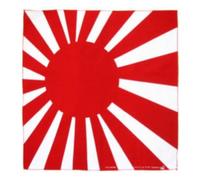 Japanese Rising Sun Flag Head Wrap Dusk Mark Bandana Scarf Handkerchief, 20 inches n, Multi-color, 20 inches square