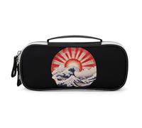 Japanese Rising Sun Pencil Case Portable Makeup Bag Organizer Pencil Pouch Cosmetic Bags for Women