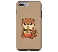 Japanese River Otter Eating Ramen Noodles Kawaii Cute Funny Case for iPhone 7 Plus/8 Plus