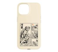 Japanese River Yokai Monster Comic Ukiyo-e Folklore Art Case for iPhone 15
