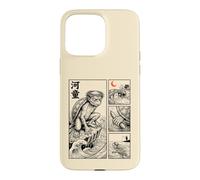 Japanese River Yokai Monster Comic Ukiyo-e Folklore Art Case for iPhone 15 Pro Max