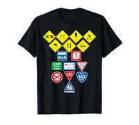 Japanese Road Sign, Japan Traffic Warning Symbol Graphic T-Shirt