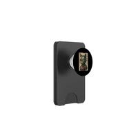 Japanese Robot Cat Traditional Samurai Anime Ukiyo-e PopSockets PopWallet for MagSafe
