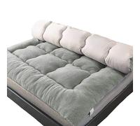 Japanese Roll Mat FoldableThickened Futon Mattress Double-sided Cushion Tatami For All Seasons Soft Portable Daybed Couch Ideal For Double And Single Beds Futon Mattresses For A Night Of Sleep(Gray,90
