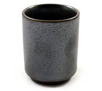 Japanese Sake Cup in Matt Silver Glazed Ceramic - zen minded