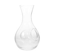 Japanese Sake Decanter 300ml Crystal Glass with Ice Pocket | Finish, Slanted Mouth and Temperature Maintenance, Elegant Serving for Cocktails and Iced Coffee