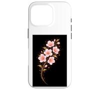 Japanese Sakura Cherry blossoms Flower Aesthetic Design Case for iPhone 16 Pro