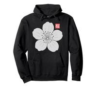 Japanese Sakura Flower Cherry Blossom Kanji Art Pullover Hoodie