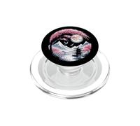 Japanese Sakura Tree Mount Fuji Pagoda Full Moon Nature PopSockets PopGrip for MagSafe