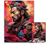 Japanese Sakura Warriors Jigsaw Puzzles for Adults 1000 Piece Difficult Puzzles for Adults Challenging DIY Brain Teaser, Perfect Family Game Or Decorative Gift 1000 PCS(38x26cm)