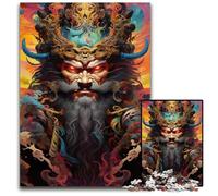 Japanese Sakura Warriors Puzzles for 1000 Piece Paper Puzzles Brain Challenge Game for Teenagers & Family Interaction 1000 PCS(38x26cm)