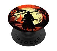 Japanese Samurai Art Retro Anime PopSockets Adhesive PopGrip